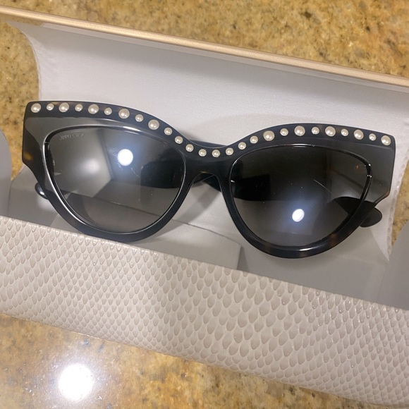 Jimmy Choo Accessories Nwt Jimmy Choo Sonja Pearl Embellished